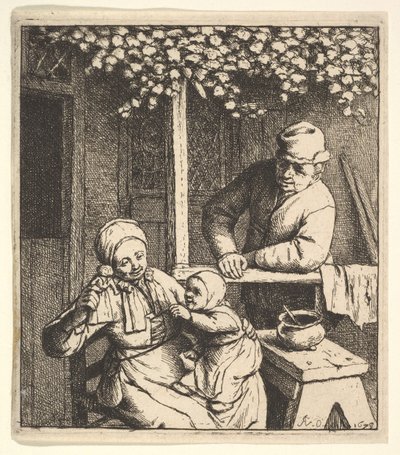 Lalka, 1610-85. autorstwa Adriaen Jansz. van Ostade