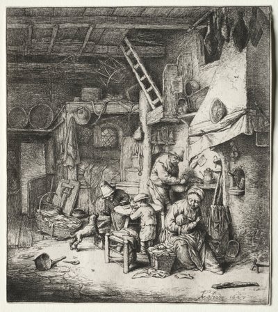 Rodzina, 1647. autorstwa Adriaen Jansz. van Ostade