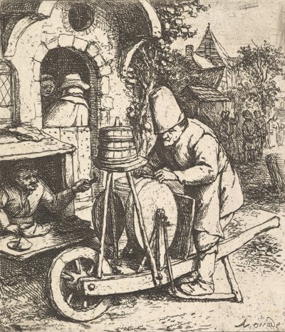 Szlifierz, 1610-85. autorstwa Adriaen Jansz. van Ostade
