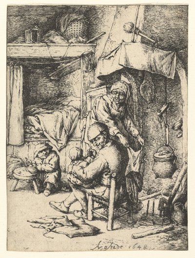 Rodziny Pater, 1648. autorstwa Adriaen Jansz. van Ostade