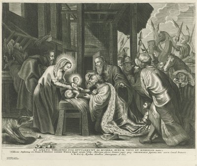Adoracja Królów autorstwa Adriaen Lommelin