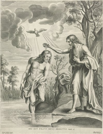 Chrzest Chrystusa autorstwa Adriaen Lommelin
