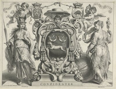 Herb Antoniusza Triestu Pewność (tytuł na obiekcie) autorstwa Adriaen Lommelin