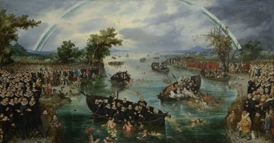 Łowienie dusz, 1614 autorstwa Adriaen Pietersz van de Venne