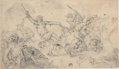 Chłopi w bójce autorstwa Adriaen Pietersz. van de Venne