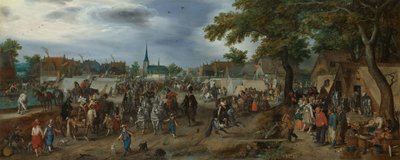 Książęta Maurycy i Fryderyk Henryk na Targach Koni w Valkenburgu Princes Maurits i Frederik Hendrik na Targach Koni w Valkenburgu autorstwa Adriaen Pietersz van de Venne