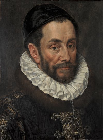 Portret Wilhelma I "Cichego" z Orange-Nassau (1533-1584) autorstwa Adriaen Thomasz. Key