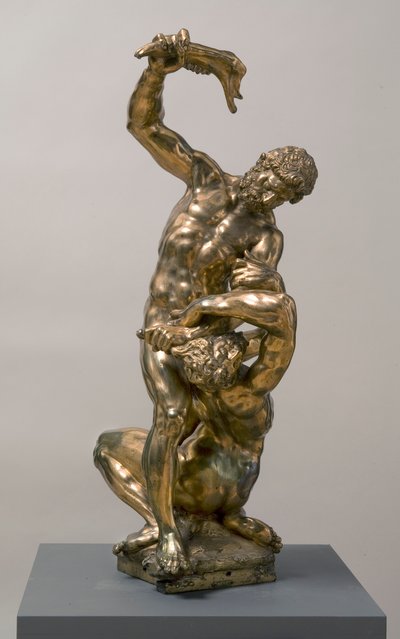 Kain zabijający Abla, 1622 złocony brąz autorstwa Adriaen de Vries