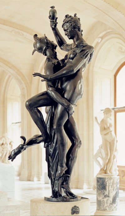 Mercure i Psyche ... autorstwa Adriaen de Vries