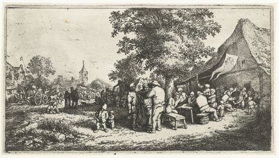 Jarmark rolniczy autorstwa Adriaen van Ostade