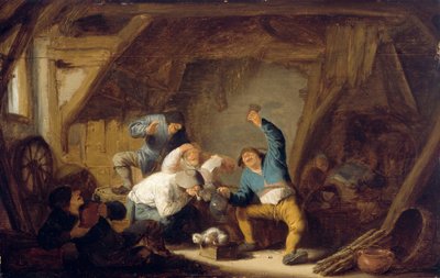 Chamowie piją i śpiewają autorstwa Adriaen van Ostade