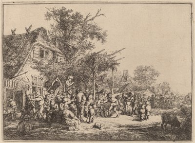 Tańcz pod kratą autorstwa Adriaen van Ostade