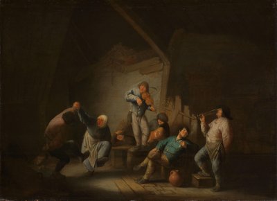 Tańcząca para autorstwa Adriaen van Ostade