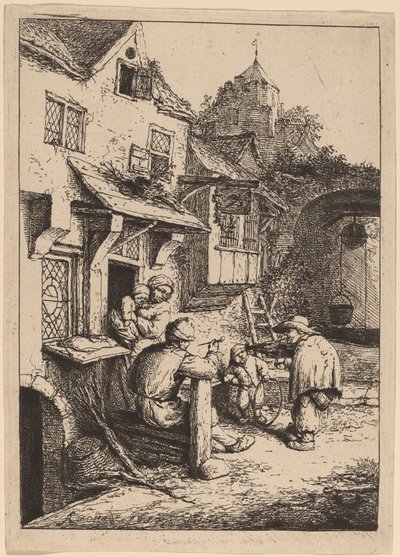 garbaty skrzypek autorstwa Adriaen van Ostade