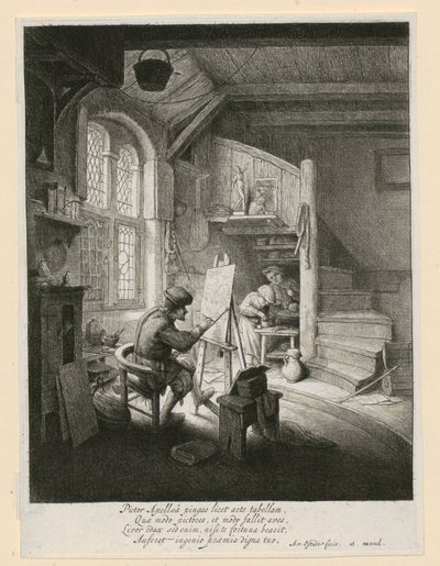 Malarz autorstwa Adriaen van Ostade