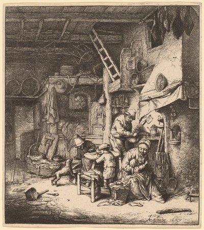 Rodzina chłopska autorstwa Adriaen van Ostade