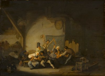 Weseli chłopi autorstwa Adriaen van Ostade