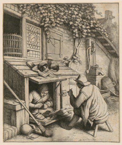 Szewc autorstwa Adriaen van Ostade