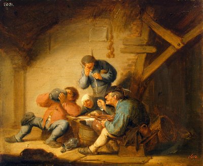 Zmysł smaku autorstwa Adriaen van Ostade