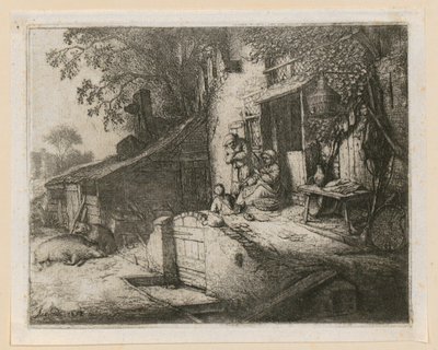 Prządka autorstwa Adriaen van Ostade