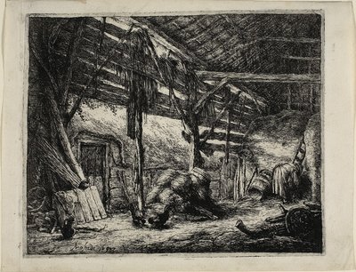 Stodoła autorstwa Adriaen van Ostade