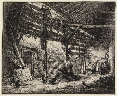 Stodoła autorstwa Adriaen van Ostade