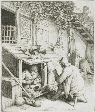Szewc autorstwa Adriaen van Ostade