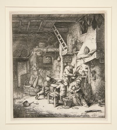 Rodzina autorstwa Adriaen van Ostade