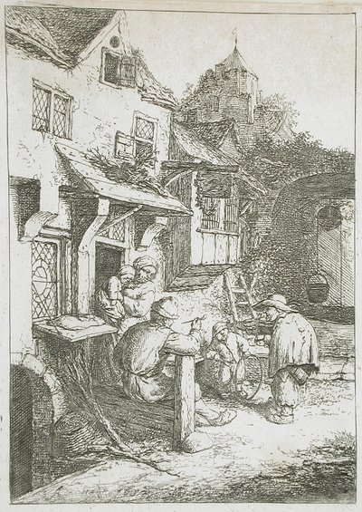Skrzywiony skrzypek autorstwa Adriaen van Ostade