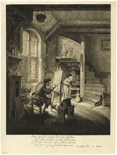 Malarz autorstwa Adriaen van Ostade