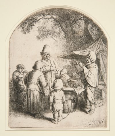 Szarlatan autorstwa Adriaen van Ostade