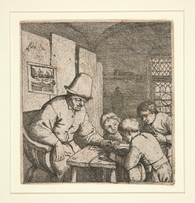 Nauczyciel autorstwa Adriaen van Ostade