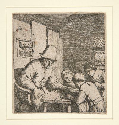 Nauczyciel autorstwa Adriaen van Ostade