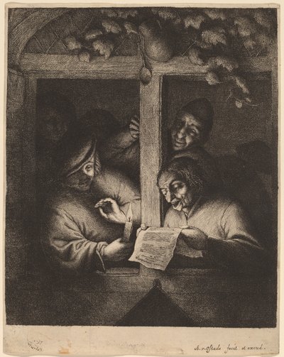 Śpiewacy autorstwa Adriaen van Ostade