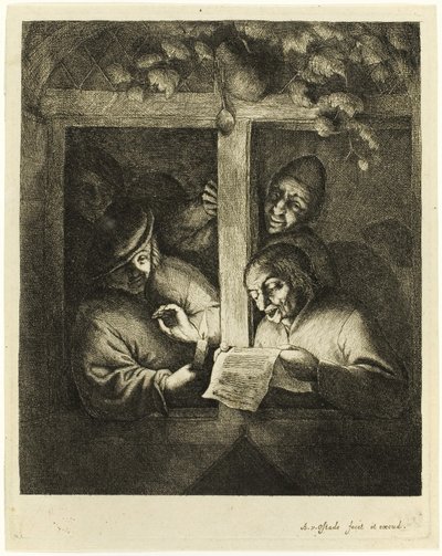 Śpiewacy autorstwa Adriaen van Ostade