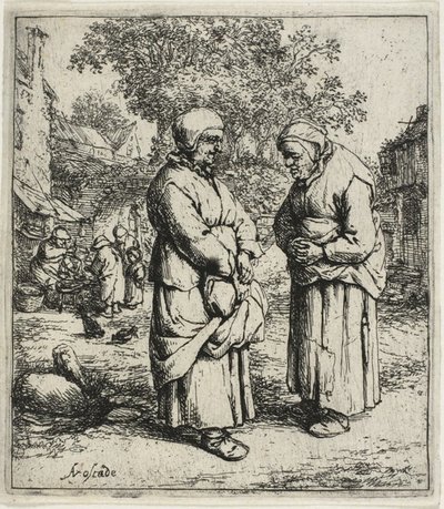 Dwie plotki autorstwa Adriaen van Ostade