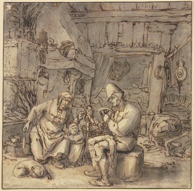 Zirytowany rolnik autorstwa Adriaen van Ostade