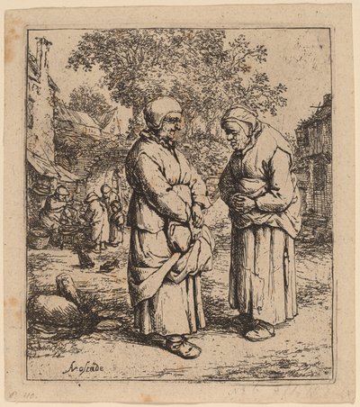 Dwie plotki autorstwa Adriaen van Ostade