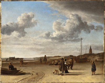 Plaża w Scheveningen autorstwa Adriaen van de Velde