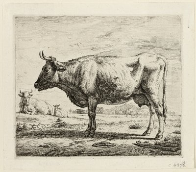 Dwie krowy i owca autorstwa Adriaen van de Velde