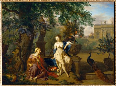 Vertumnus i Pomona autorstwa Adriaen van de Velde
