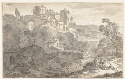 Włoski krajobraz autorstwa Adriaen van der Cabel