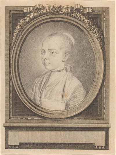 Portret dziewczyny autorstwa Adrian Zingg
