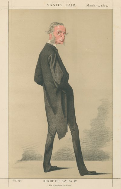 Apostoł ciała, kanonik Kingsley (seria Vanity Fair) autorstwa Adriano Cecioni