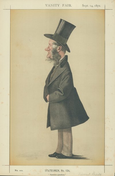 Viscount Enfield (druk kolorowy) autorstwa Adriano Cecioni
