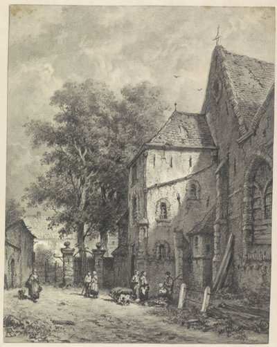 Twarz w kościele autorstwa Adrianus Eversen
