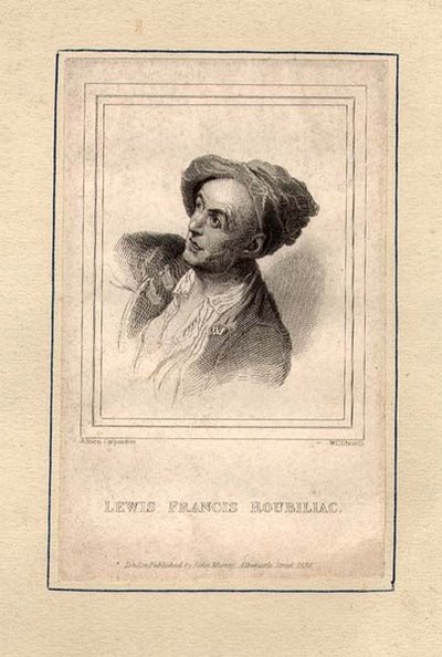 Portret Louisa Francois Roubillaca (1702-62), wyryty przez W.C. Edwardsa autorstwa Adrien (after) Carpentiers