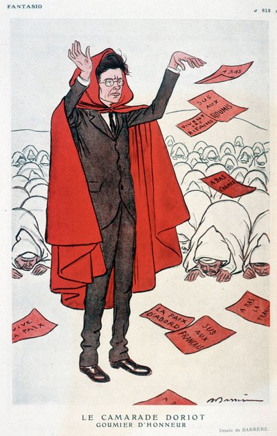 Towarzysz Jacques Doriot, honorowy goumier - przez Barrère, w „Fantasio” z 07.07.1925 autorstwa Adrien Barrere
