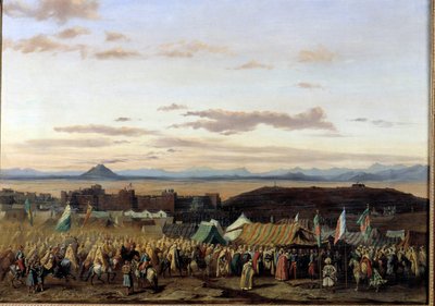 Zdobycie Setifa w Algierii przez wojska księcia Orleanu Obraz Adriena Dauzatsa (1804-1868) 1839 Orlean, Muzeum Sztuk Pięknych autorstwa Adrien Dauzats