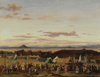 Zdobycie Setif podczas podboju Algierii, 21 października 1839, 1844 autorstwa Adrien Dauzats